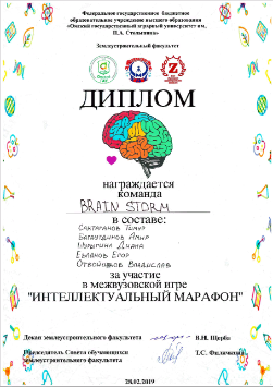    BRAIN STORM        2019