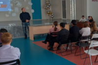 Преподаватели кафедры встретились с учащимися гимназии № 84 Преподаватели кафедры встретились с учащимися гимназии № 84